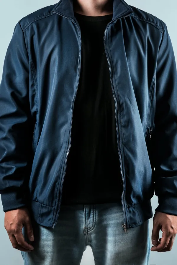 Lacivert Bomber Ceket